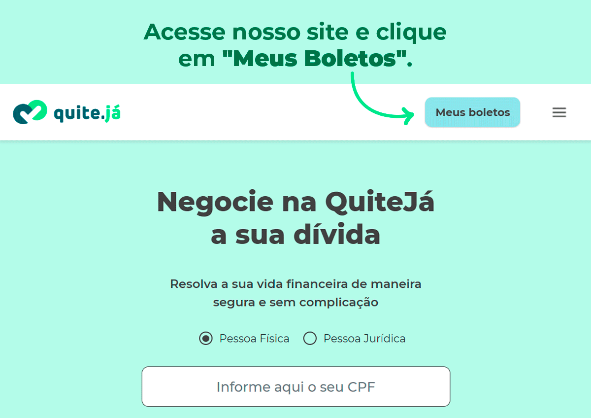 Como gerar boleto no site da QuiteJá | QuiteJá