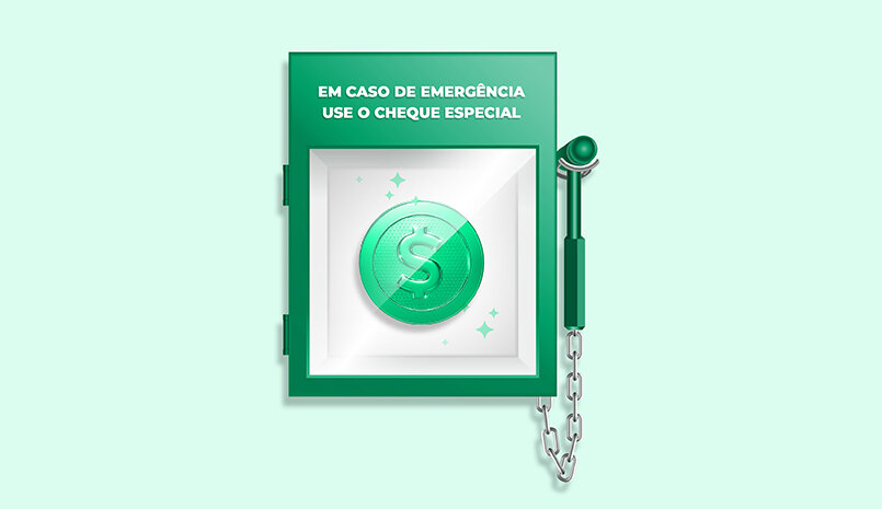 Em caso de emergência use o cheque especial