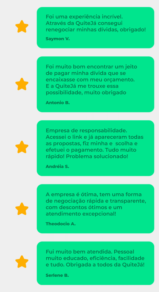 Negociar com a QuiteJá é confiável | QuiteJá
